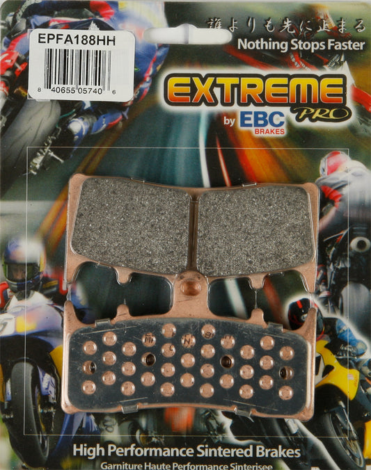 EBC Extreme Pro Brake Pads for Kawasaki ZX-6R, Vulcan 1600, and More – High-Performance Road Race and Street Upgrade