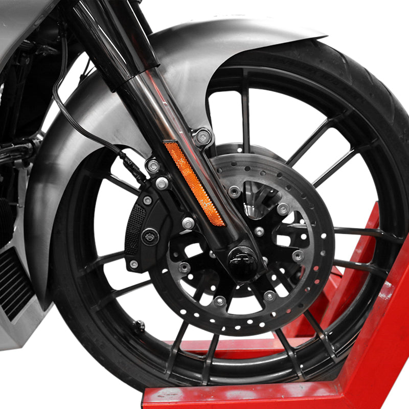 Bagger Nation CAFE-21-13E-S Steel Satin Front Fender for Harley Davidson FLHR Road King