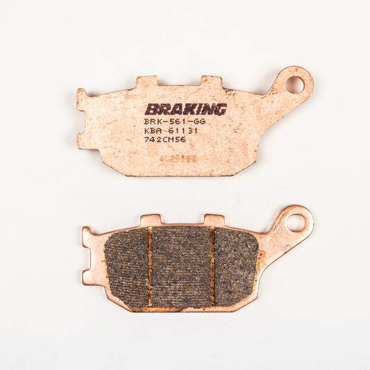 BRAKING Sintered Metal Rear Brake Pad Set for Street and Off-Road Applications - Part #742CM56