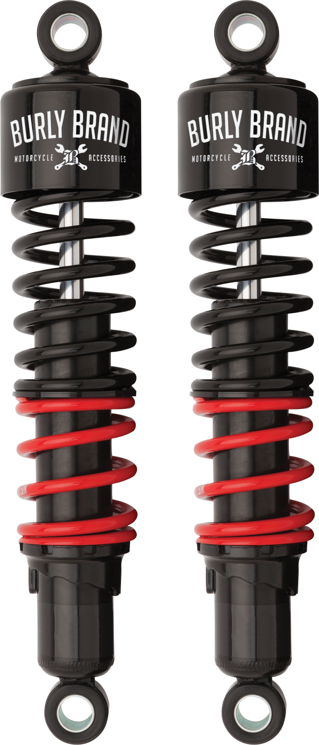 BURLY BRAND Stiletto Shocks 13" Touring for Harley-Davidson FLHTC & FLHTCU Models