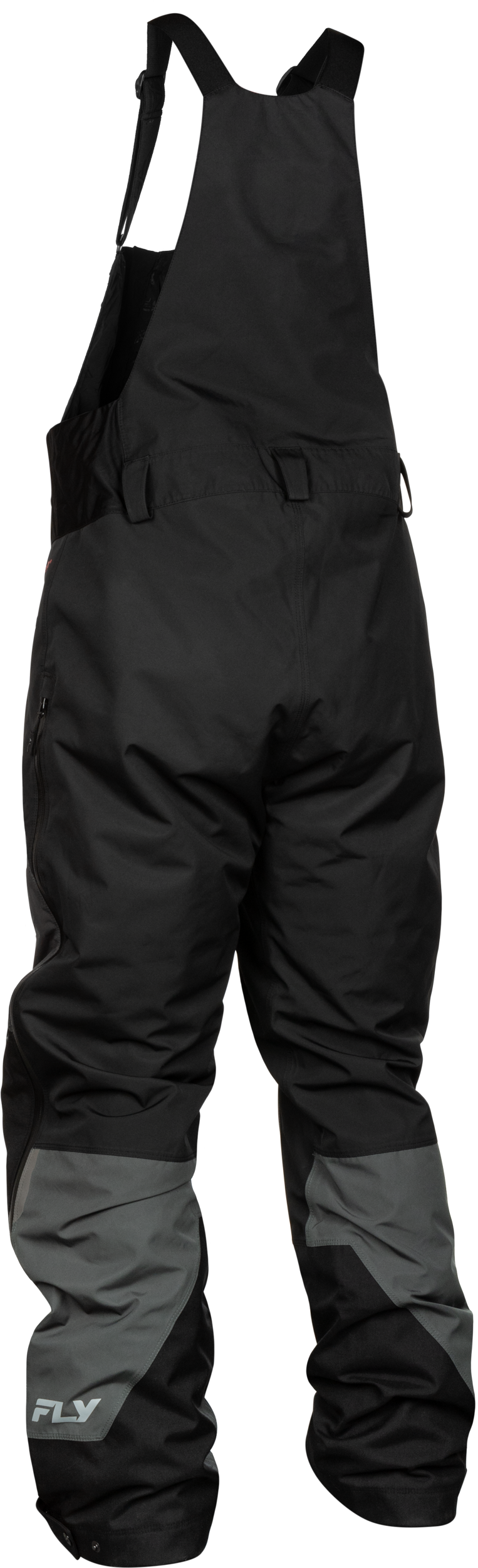 Fly Racing Incline Bibs Grey/Black Medium Tall – Snowmobile Pants for Cold Weather Adventure