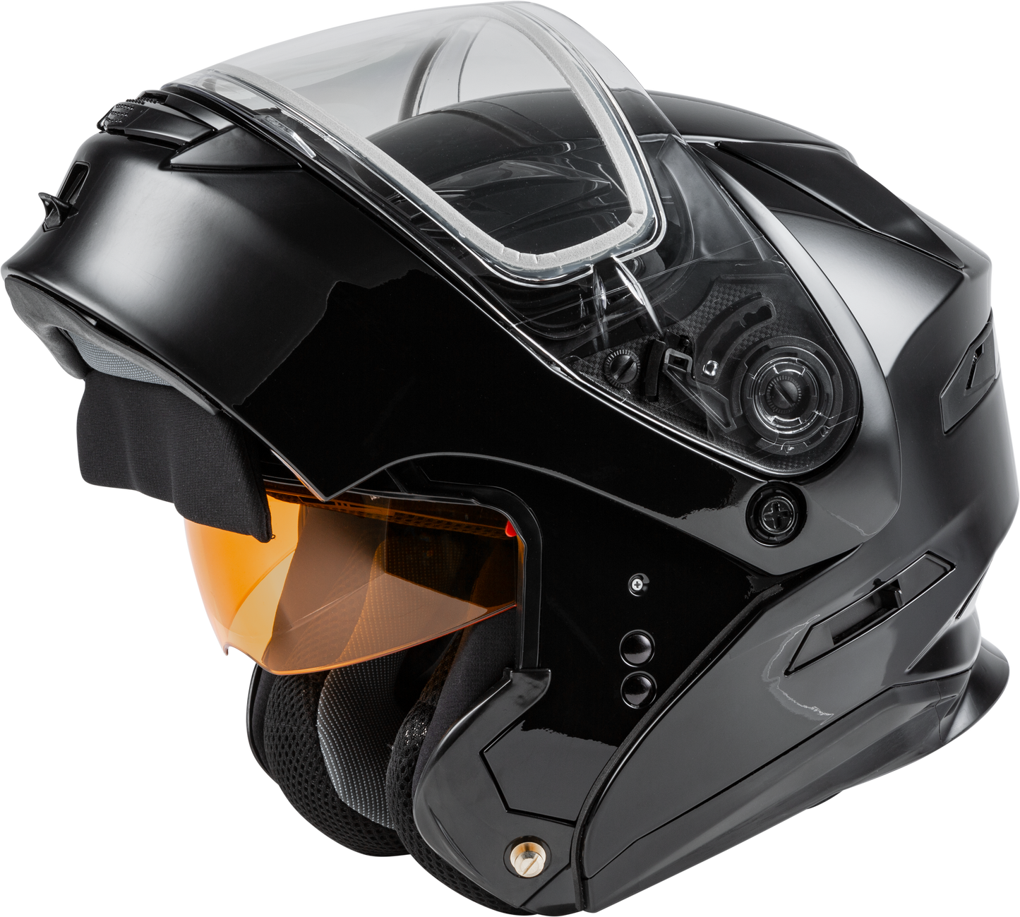 GMAX Md 01S Modular Snow Helmet with Quick Release Buckle – Black X-Small
