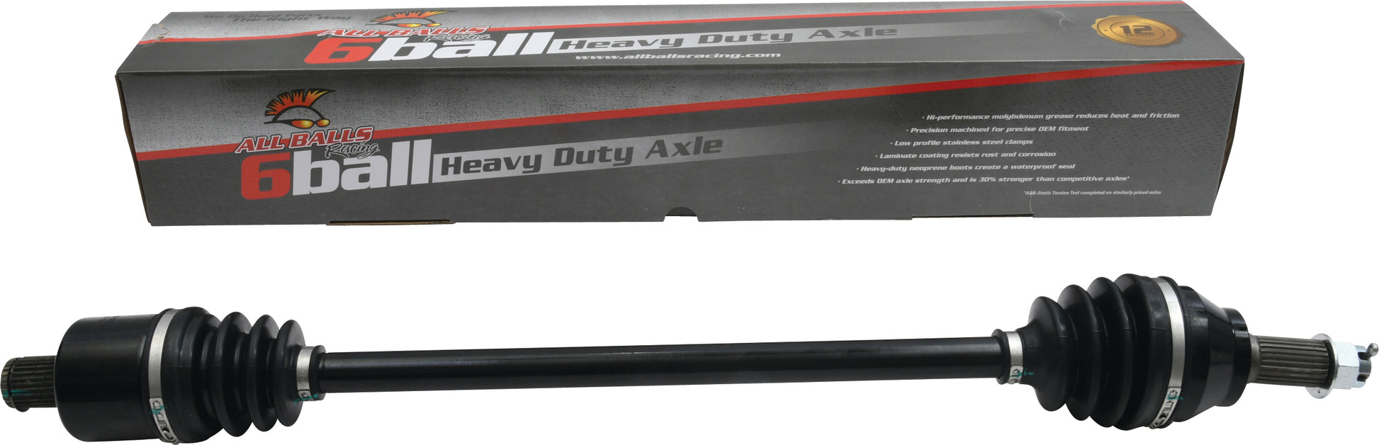 All Balls 6 Ball Heavy Duty Front Axle for Polaris General XP 1000 Models