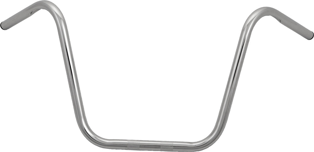 HarDDRIVE 21-556 1-Inch Chrome H Bar Ape Hanger with 14-Inch Rise and 7.5-Inch Pull Back for Harley Davidson Motorcycles