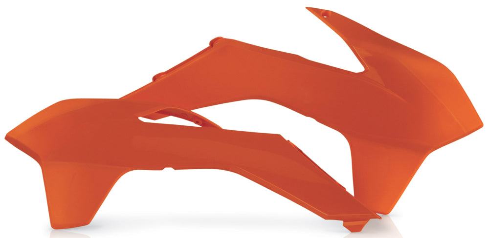 ACERBIS Radiator Shrouds for KTM 250 SX, 350 XC-F and SX-F Models - Orange Offroad Replacement Body Parts