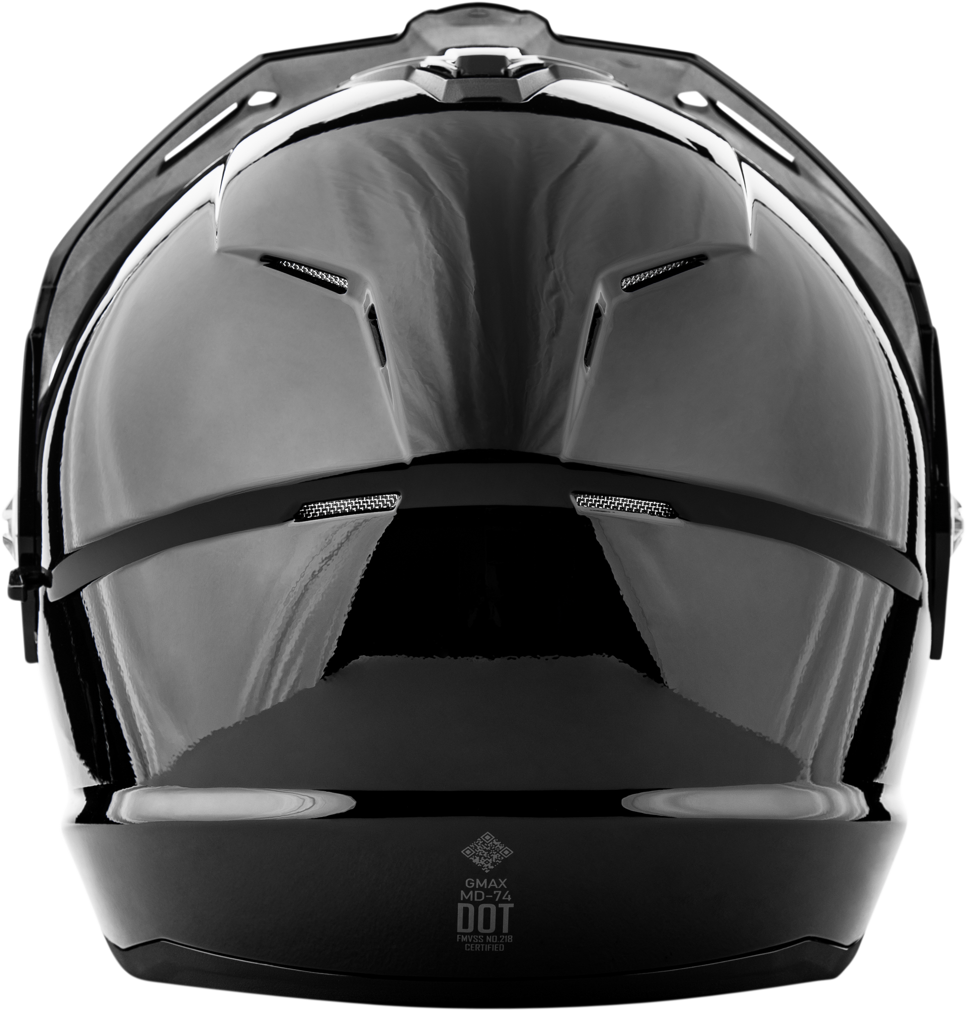 GMAX MD-74 Small Black Modular ADV Helmet with Drop-Down Shield and Ventilation