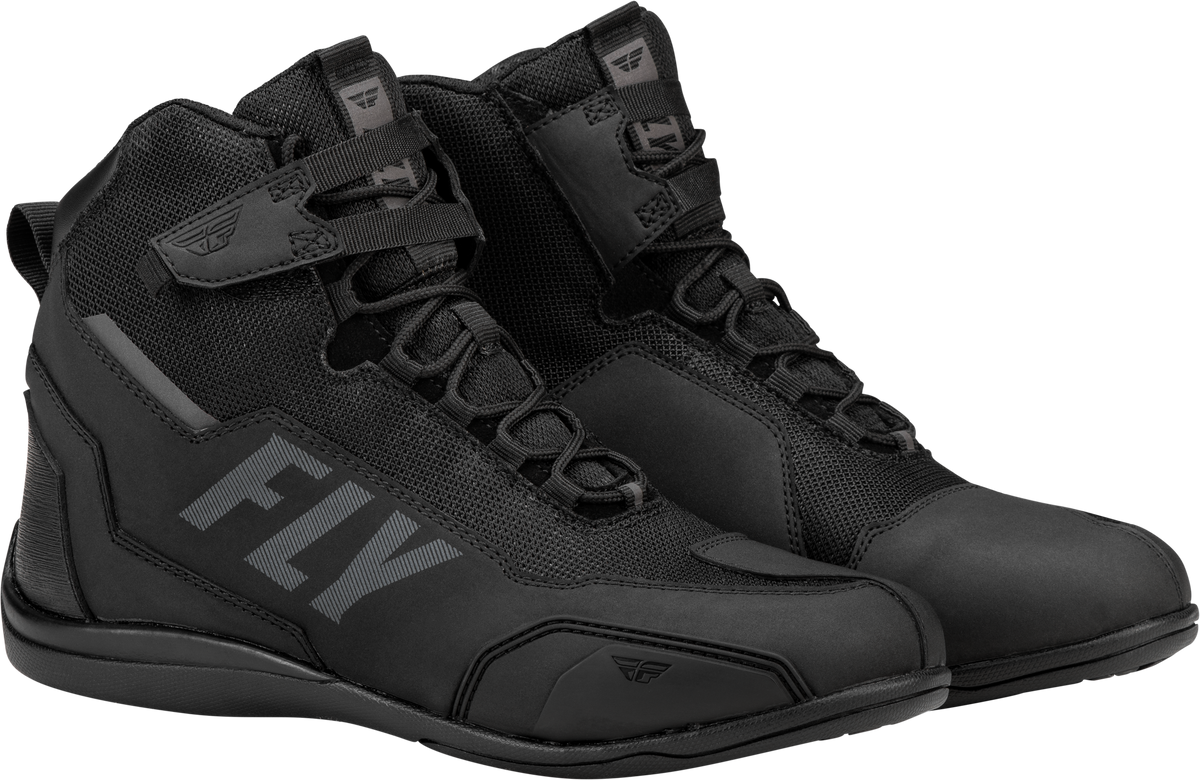 Fly Racing M21 Riding Shoes Black US 10 - Durable Street-Inspired Footwear with Ventilation and Protection