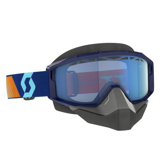 SCOTT Primal Snow Cross Goggle - Royal Blue/Orange with Blue Tint