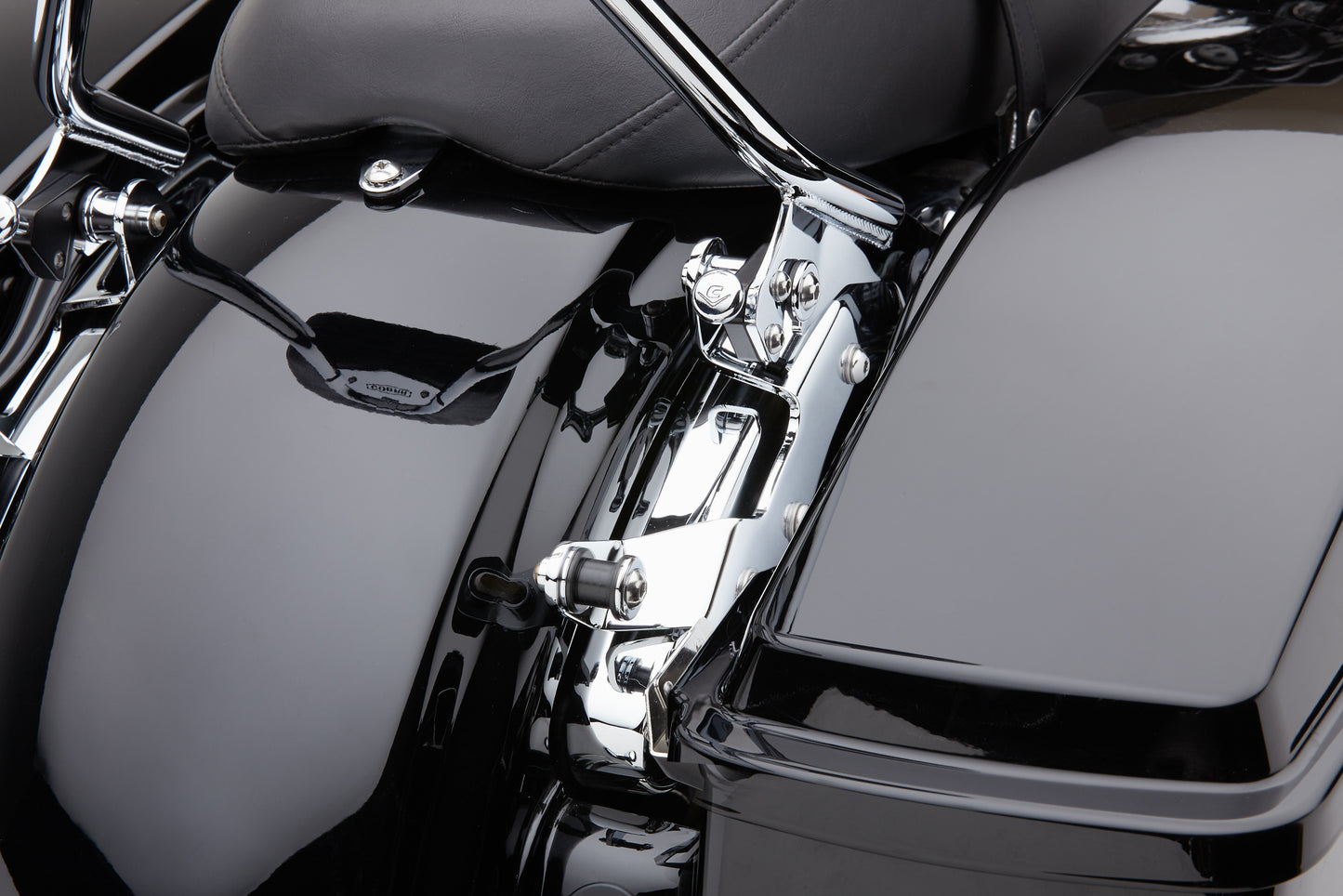 Cobra Backrest Mounting Kit for Harley FLH/Flt 2014-2025 - Chrome or Black by COBRA Part 602-2101