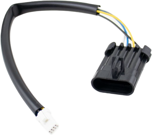 KOSO HZ030001 7-Inch Zenith LED Headlight Harness for Harley Davidson V-Twin Models