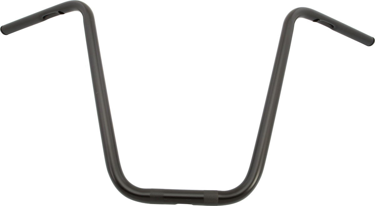 HardDrive 1 Inch Narrow Ape Hanger Handlebars with 16 Inch Rise for Harley Davidson Sportster, Dyna, and Choppers - Black