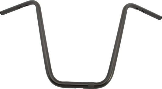 HardDrive 1 Inch Narrow Ape Hanger Handlebars with 16 Inch Rise for Harley Davidson Sportster, Dyna, and Choppers - Black