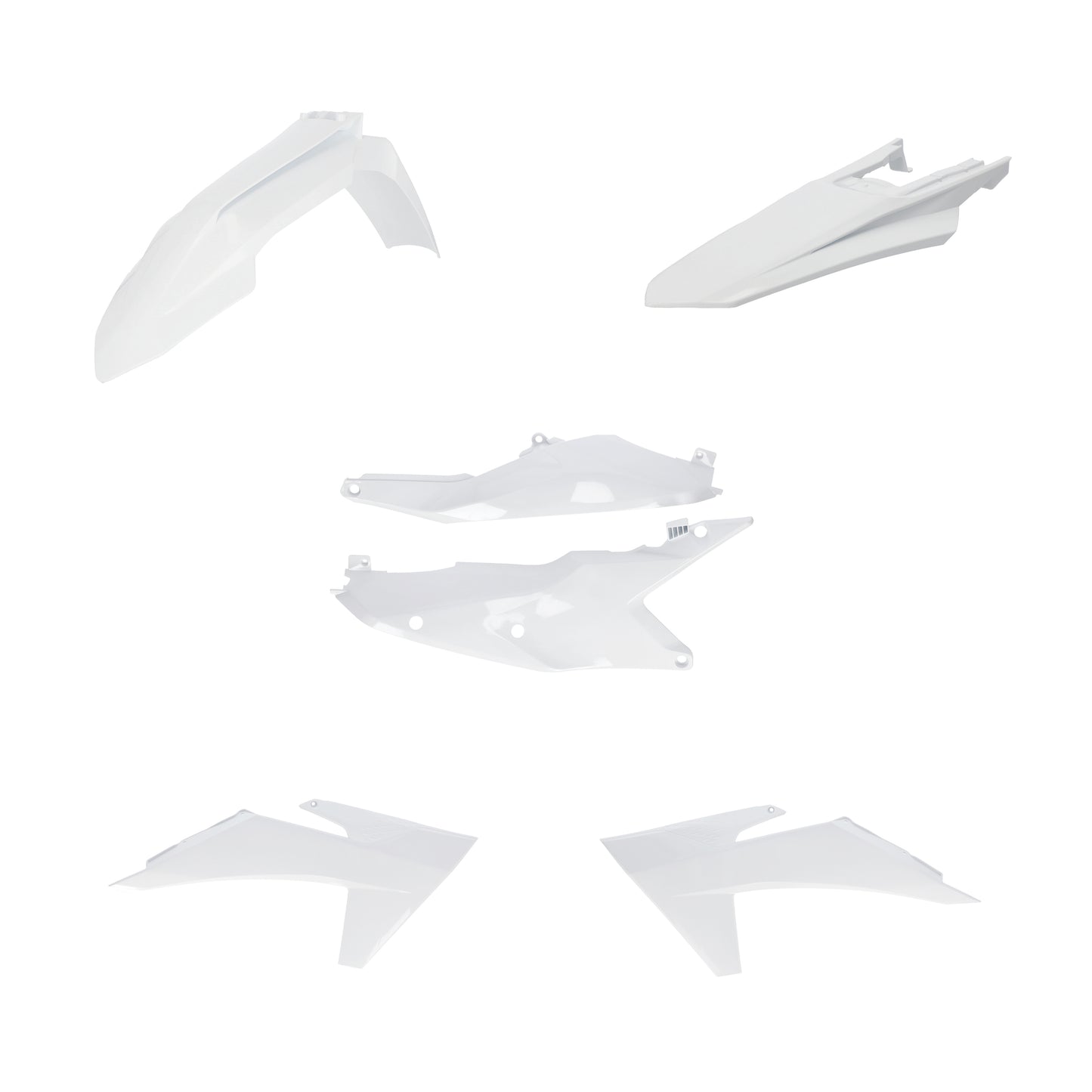 ACERBIS Plastic Kit for KTM - White Offroad Body Replacement Parts (Part #2986540002)