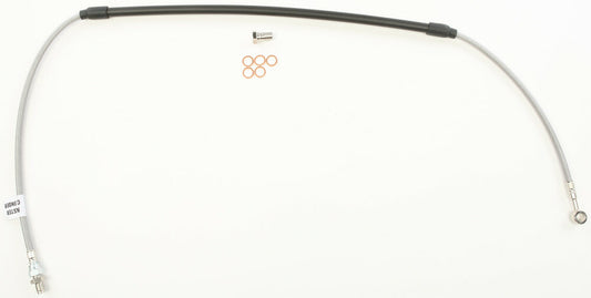 GBRAKES Steel Front Brake Line for Yamaha Offroad Vehicles - Part FK003D325-1