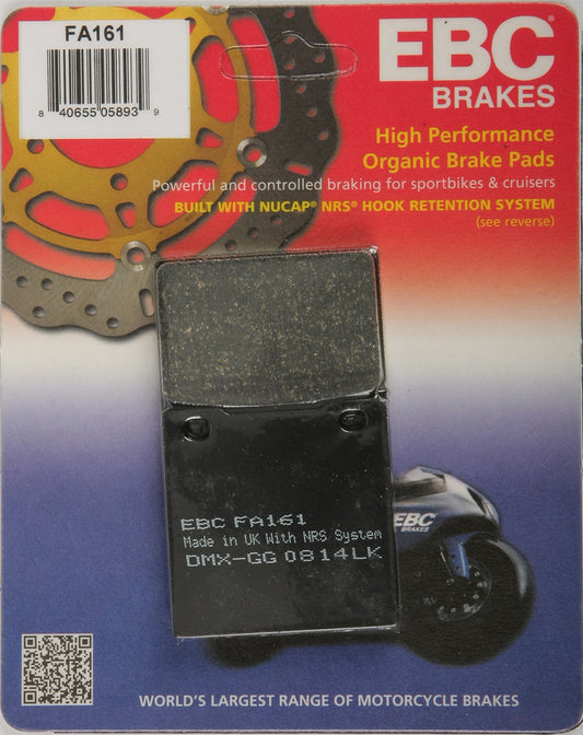 EBC FA161 Brake Pads for Kawasaki ZRX1200 and ZX1200 Ninja ZX-12R