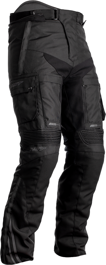 RST Pro Series Adventure-X Motorcycle Pants with MaxTex and Ballistic Textile - US 30 Black/Black