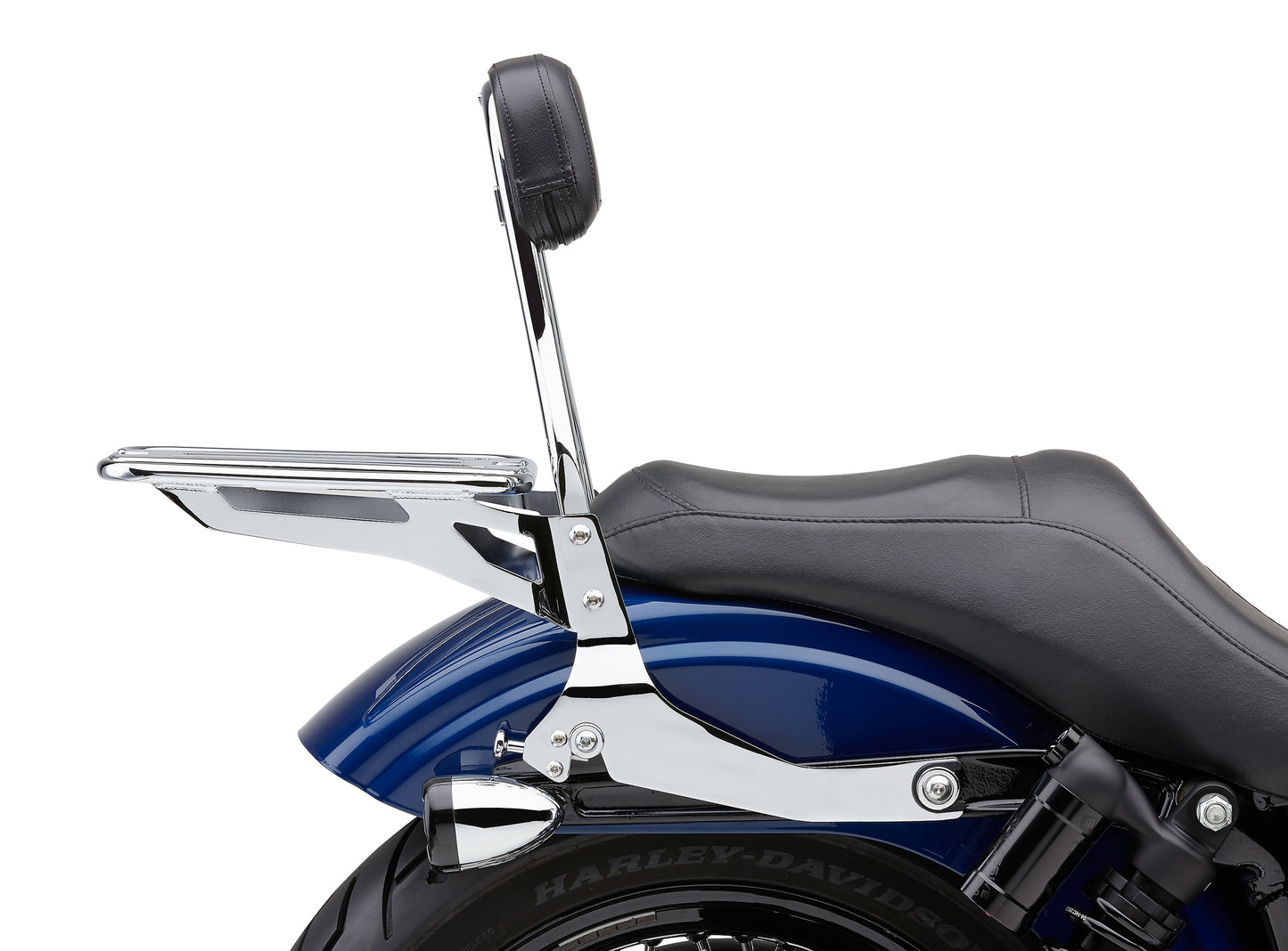 COBRA Detachable Round Backrest with Sissy Bar for Dyna 2006-2017