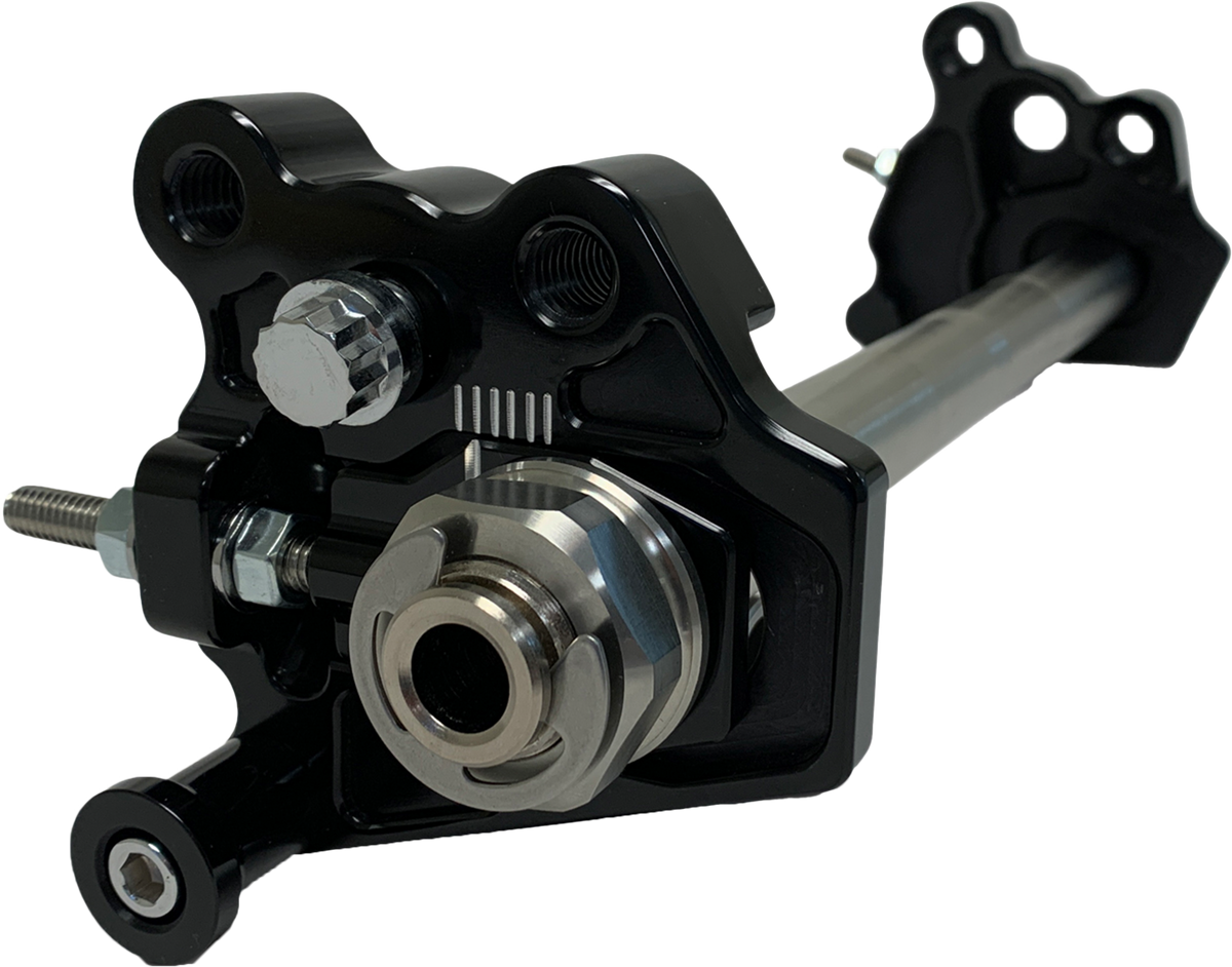 HAWG HALTERS INC Rear Axle Adjuster with Shock Relocator for ’09-’24 V-Twin Motorcycles