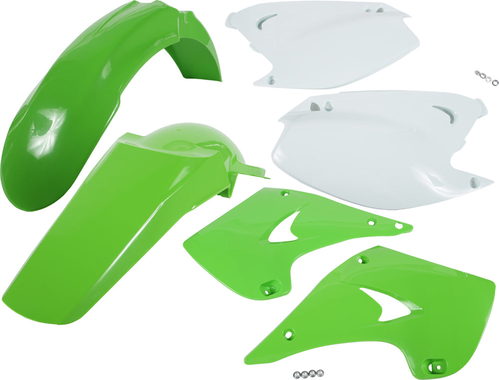 ACERBIS Plastic Body Kit for Kawasaki KX250 and KX125 - Green Replacement Offroad Parts Part #2041100206