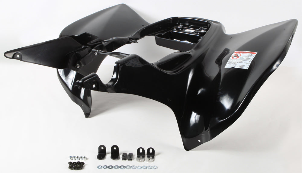 Maier Rear Fender for Honda TRX450R (2004-2005) - Black Plastic ATV Fenders