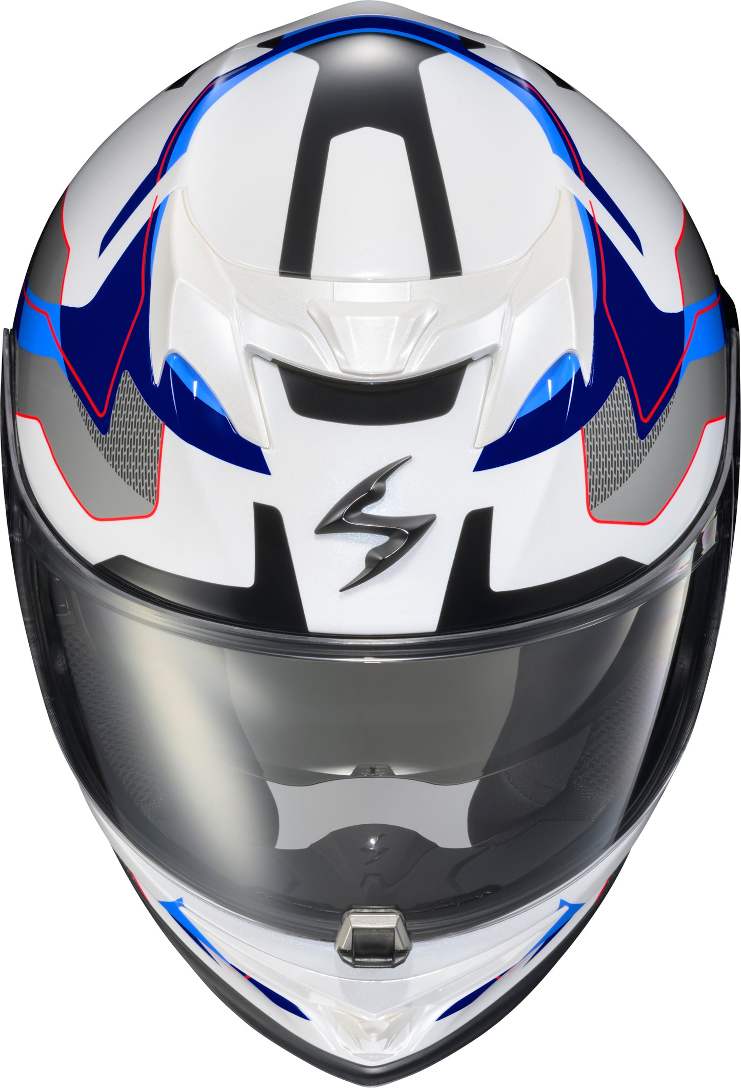 SCORPION EXO Exo T520 Full Face Helmet Zuse White/Blue 2X-Large