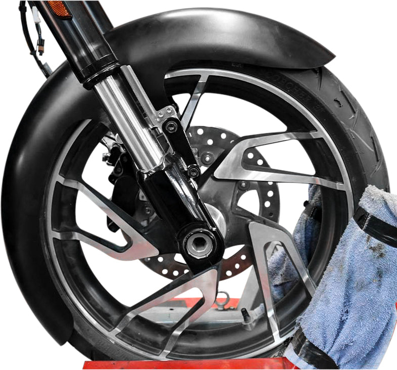 BAGGERNATION Thicky Fender OEM Fit for Harley Davidson Softail Sport Glide 2018-2021, Gloss Black