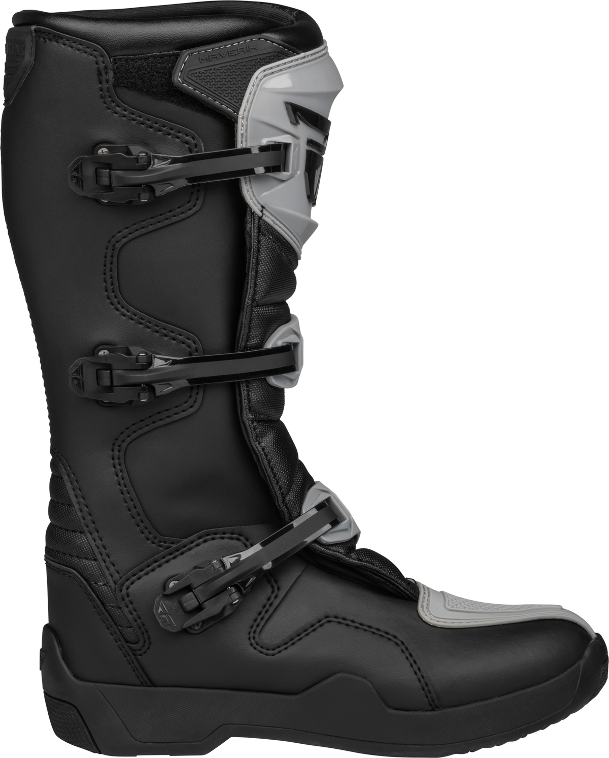 Fly Racing Maverik LT Offroad Motorcycle Boots - Size US 13, Grey/Black