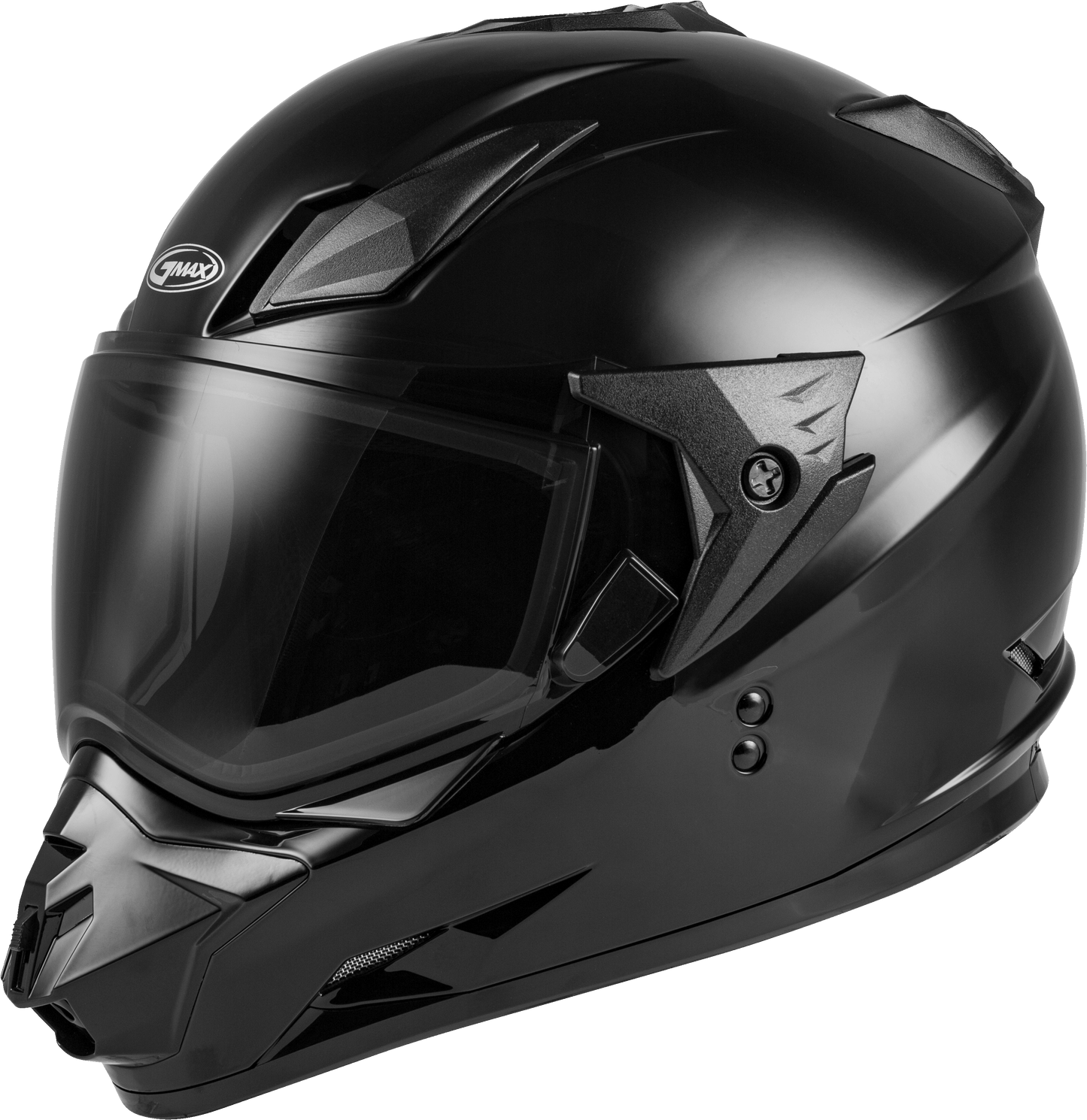GMAX GM-11 Dual Sport Helmet Black - Small