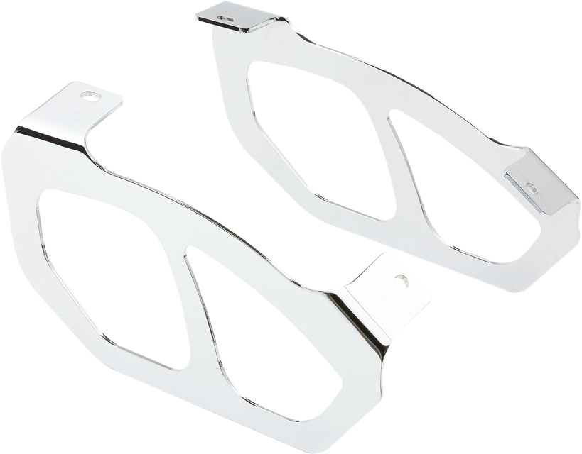 COBRA Chrome Saddlebag Lid Guards for Kawasaki Nomad and Voyager 1700
