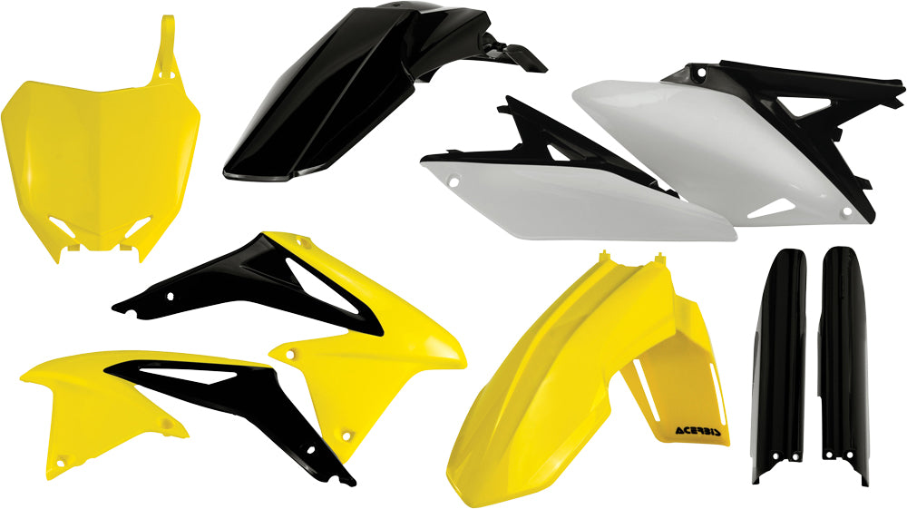 ACERBIS Full Plastic Kit for Suzuki RM-Z250 (2010-2018) - Yellow