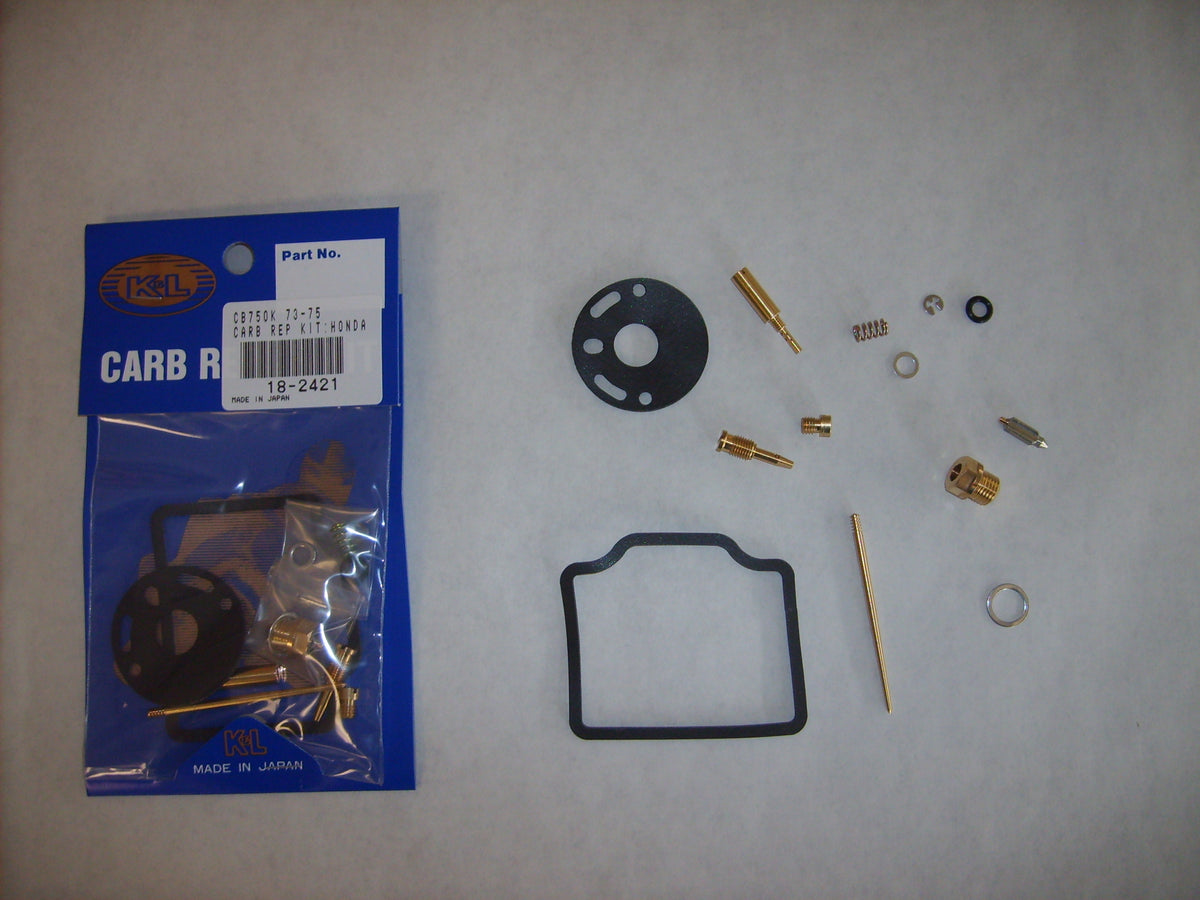 K&L Carburetor Repair Kit for Honda CB750K (1973-1975) - OEM Rebuild Components