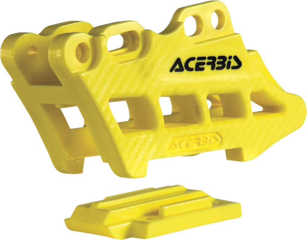 ACERBIS Chain Guide Block 2.0 for Suzuki RM-Z250 and RM-Z450 - Yellow Offroad Drive Component