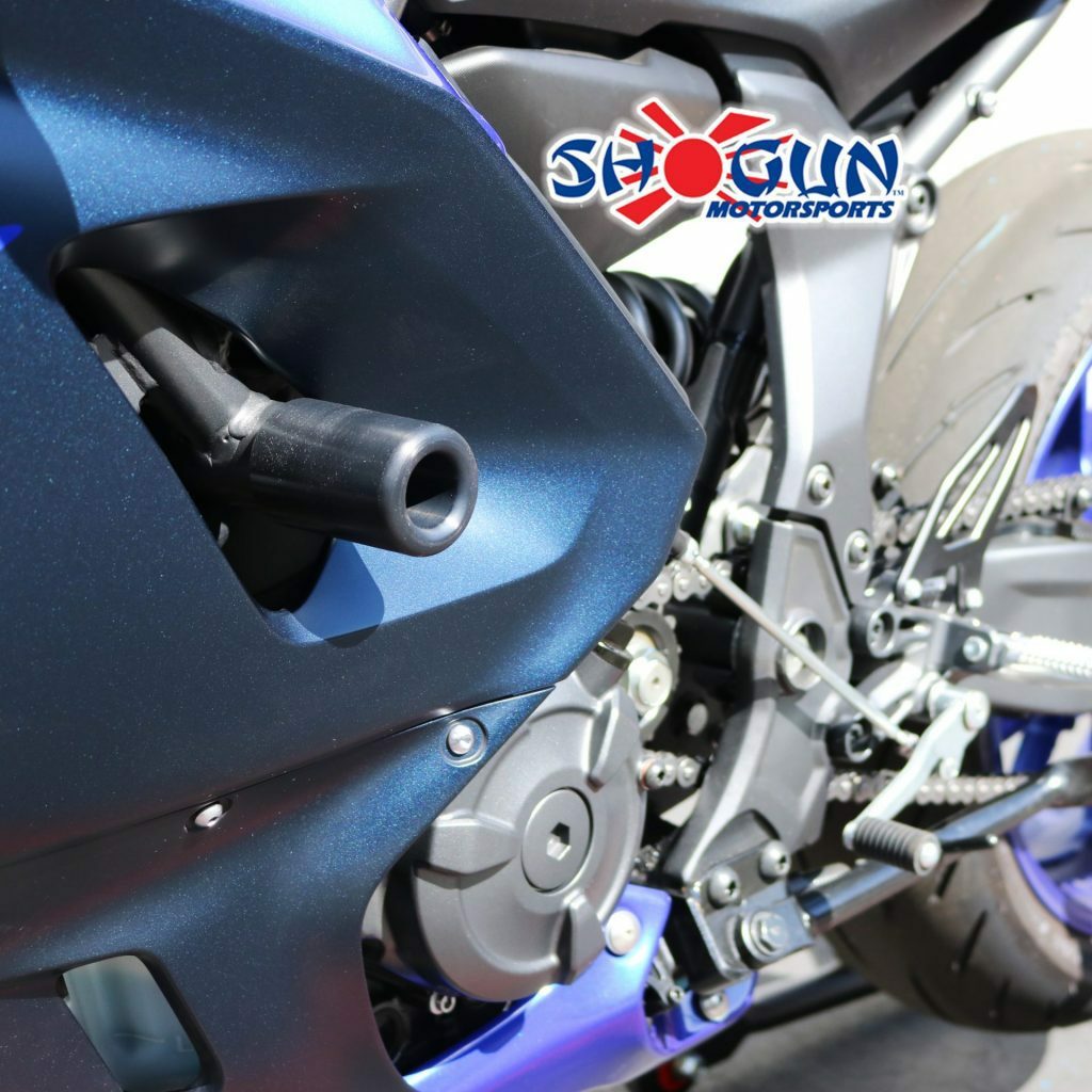 Shogun Motorsports Black Frame Sliders for Yamaha YZF-R7 (Part #750-6619)