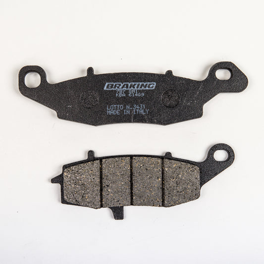 BRAKING Part Number 787SM1 Semi Metallic Brake Pad Set for Kawasaki and Suzuki Motorcycles