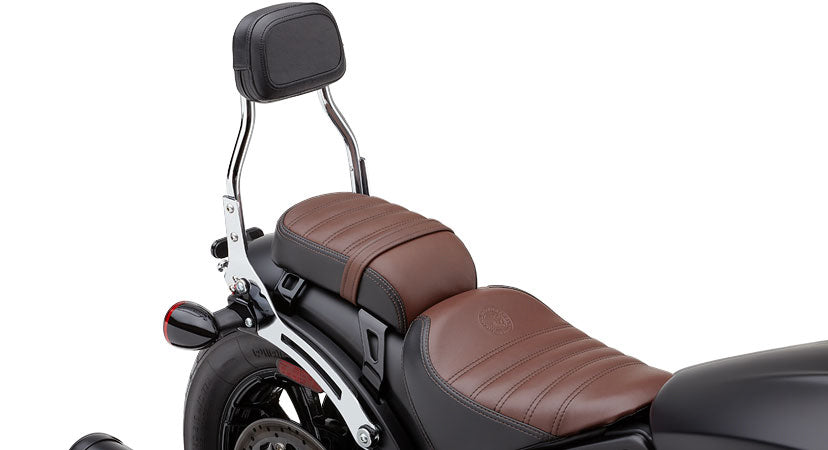 Cobra Detachable Backrest Mini Chrome for Scout Bobber 18-25 with Sissy Bar