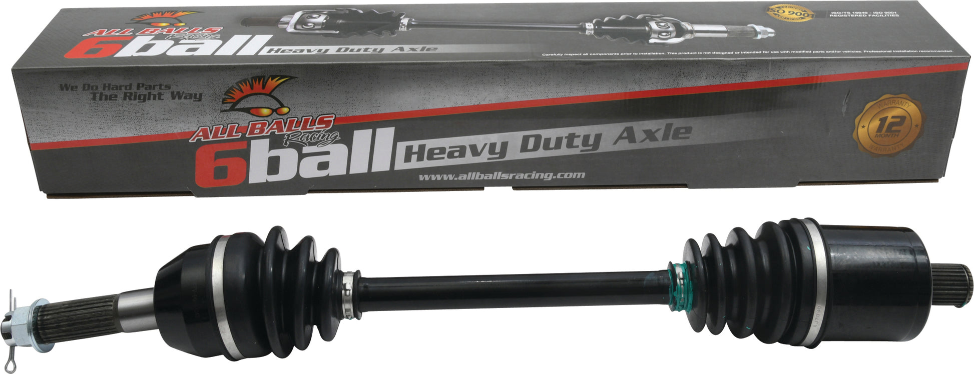ALL BALLS 6 Ball Heavy Duty Rear Axle for Polaris Ranger 570 Series