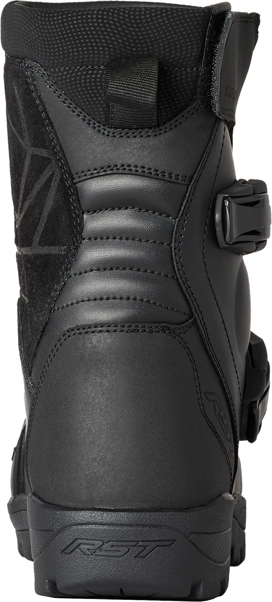 RST Adventure-X Mid CE Waterproof Motorcycle Boots for Street Riding - Black, US Size 8