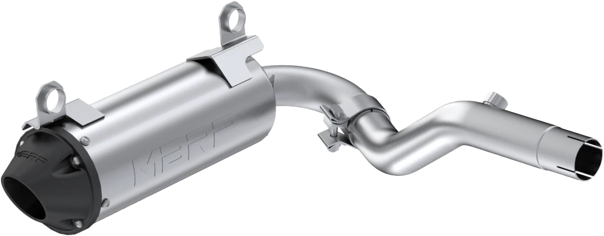 MBRP AT-9222PT Single Slip-On Exhaust System with 4.5-inch Performance Muffler for Can-Am Outlander 450/570