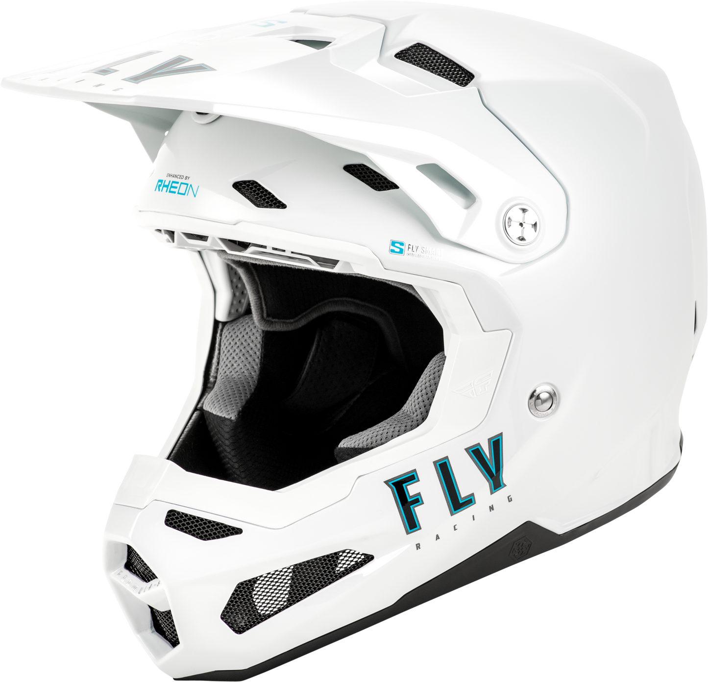 Fly Racing Formula S Carbon Solid Helmet White 2X-Large for Offroad Racing