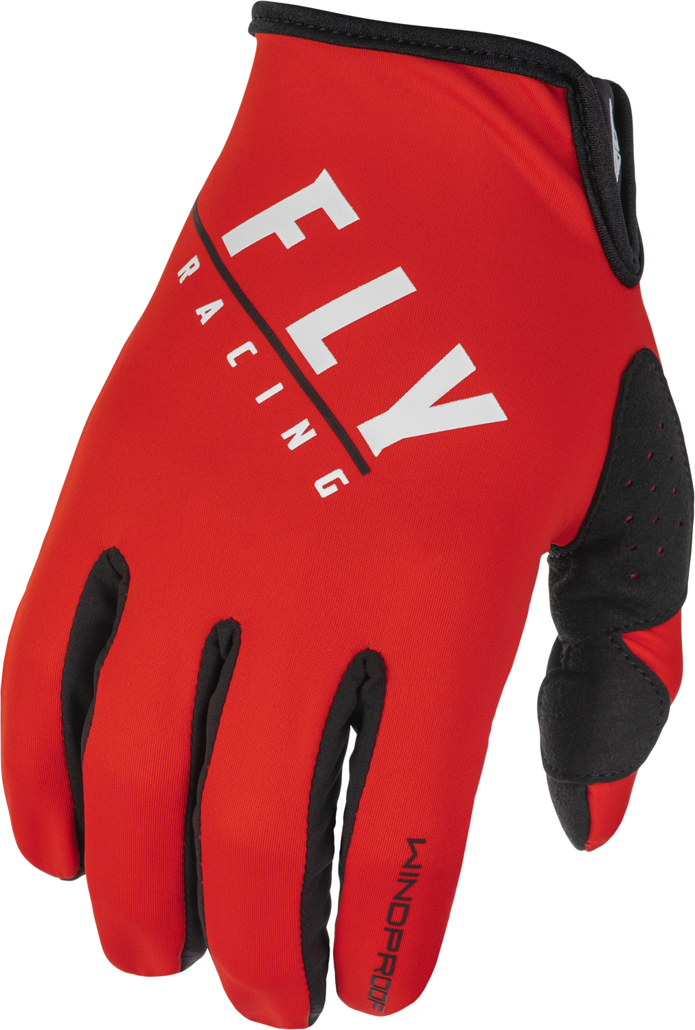 Fly Racing Windproof Gloves Size 11 Black/Red for Snow Sports