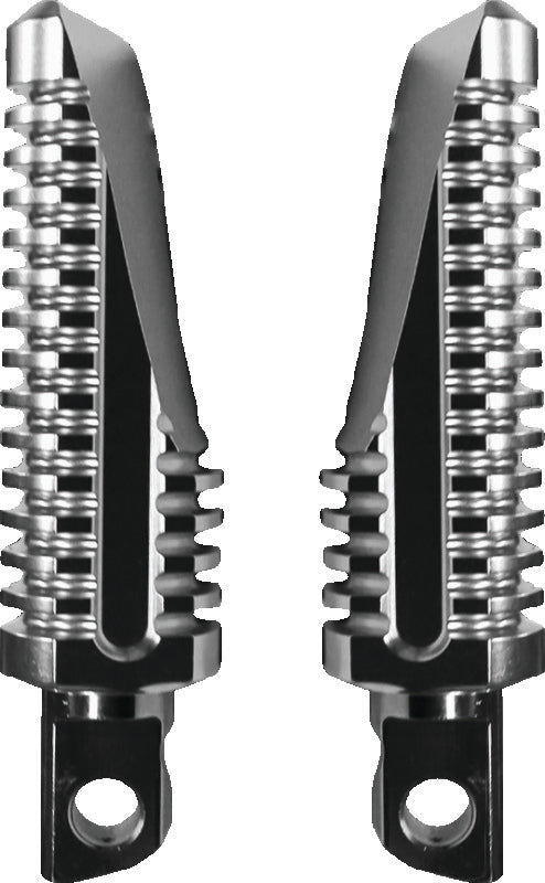 Burly Brand Havoc Pegs - Silver