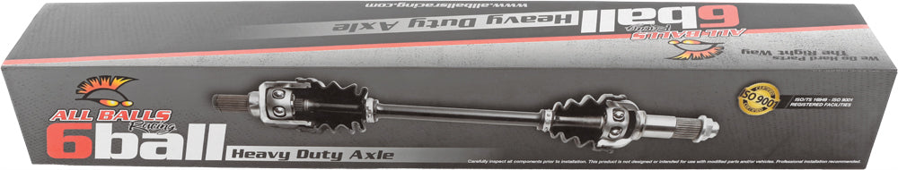 ALL BALLS 6 Ball Heavy Duty Rear Axle for Polaris ATV/UTV Models