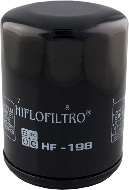 HIFLOFILTRO HF198 Oil Filter for ATV and UTV Engines