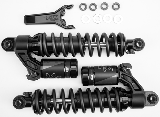 FOX QS3-QSR Shocks for Harley Dyna - 13.5" Fully Adjustable Piggyback Suspension