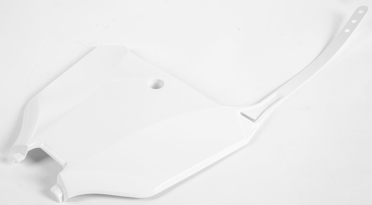 POLISPORT Number Plate for Honda CRF Series - White, Part 8670700002