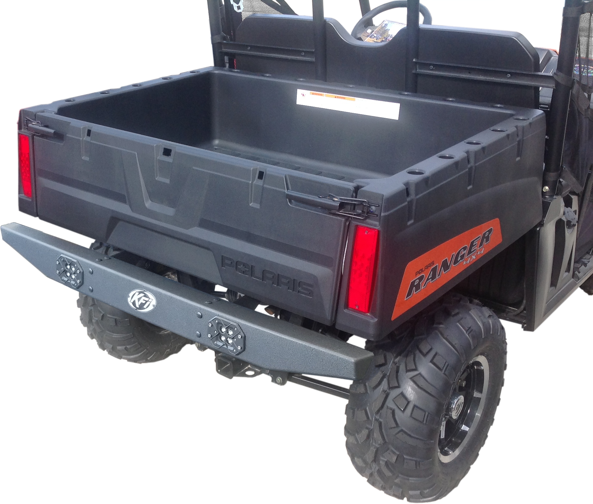 KFI Rear Bumper for Polaris Ranger 800 and Crew Models – Heavy-Duty Steel ATV/UTV Bumper