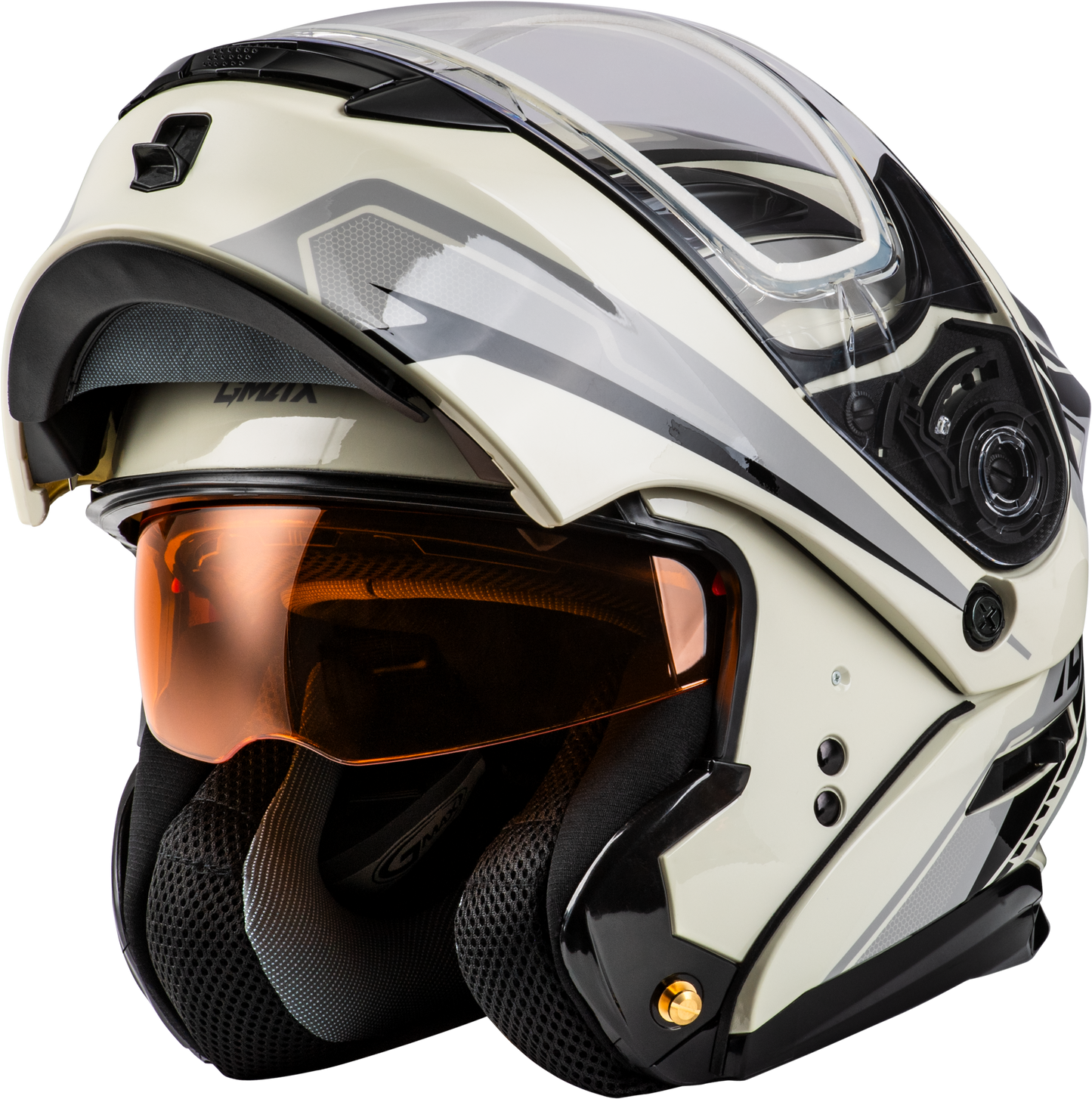 GMAX MD-01S Transistor Snow Helmet with Quick Release Buckle and Integrated LED Light