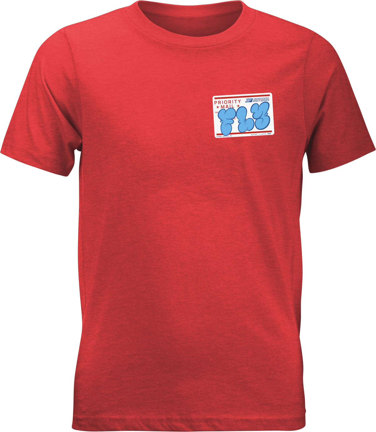Fly Racing Youth Graffiti Tee in Red, Part Number 354-0415YS