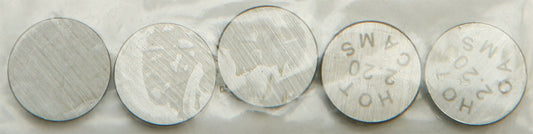 Hot Cams Valve Shims 10.00x2.20mm 5-Pack for Offroad Engines