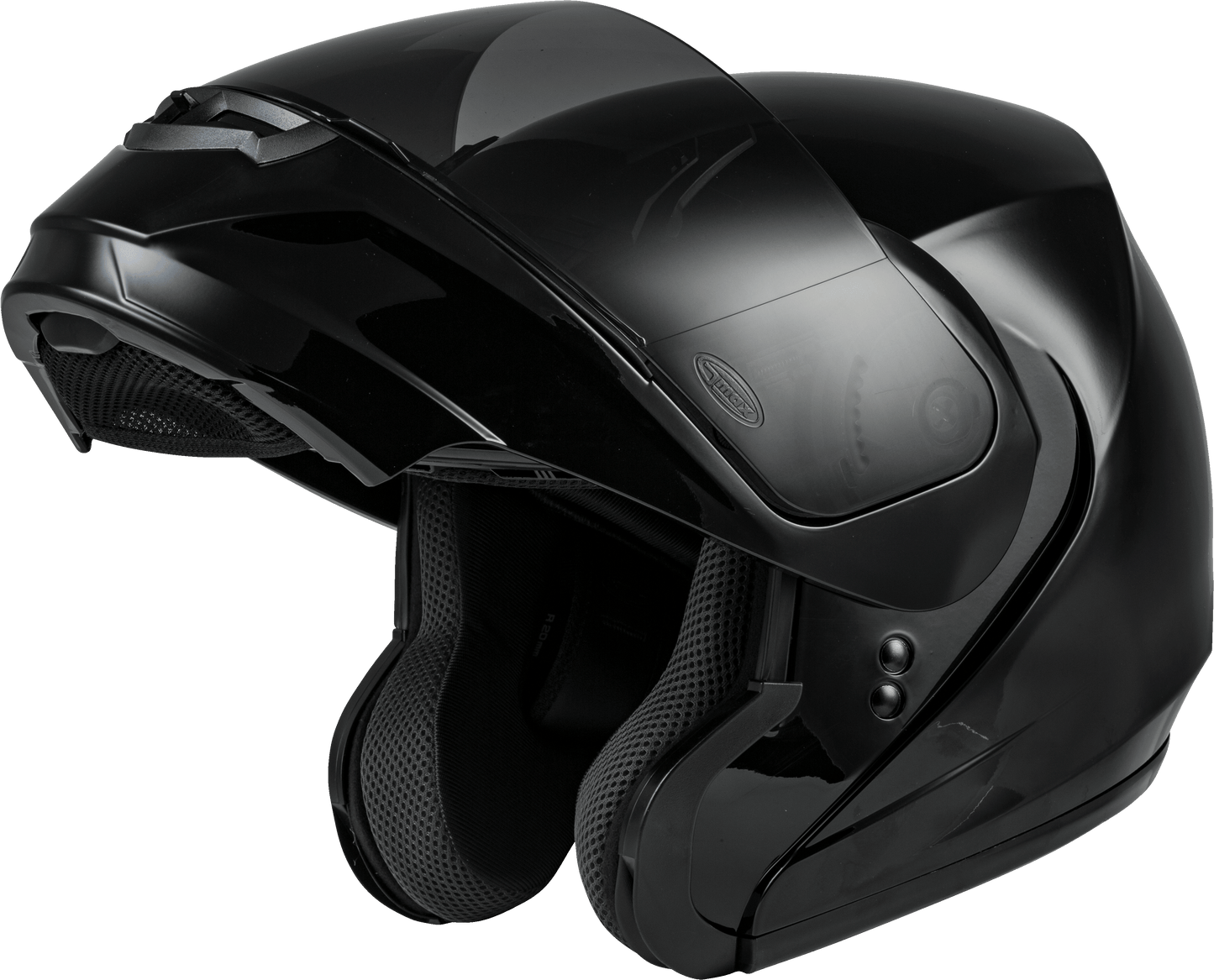 GMAX MD-04 Modular Helmet Black 3X-Large – Lightweight Street Helmet with Dual Vents and UV400 Shield